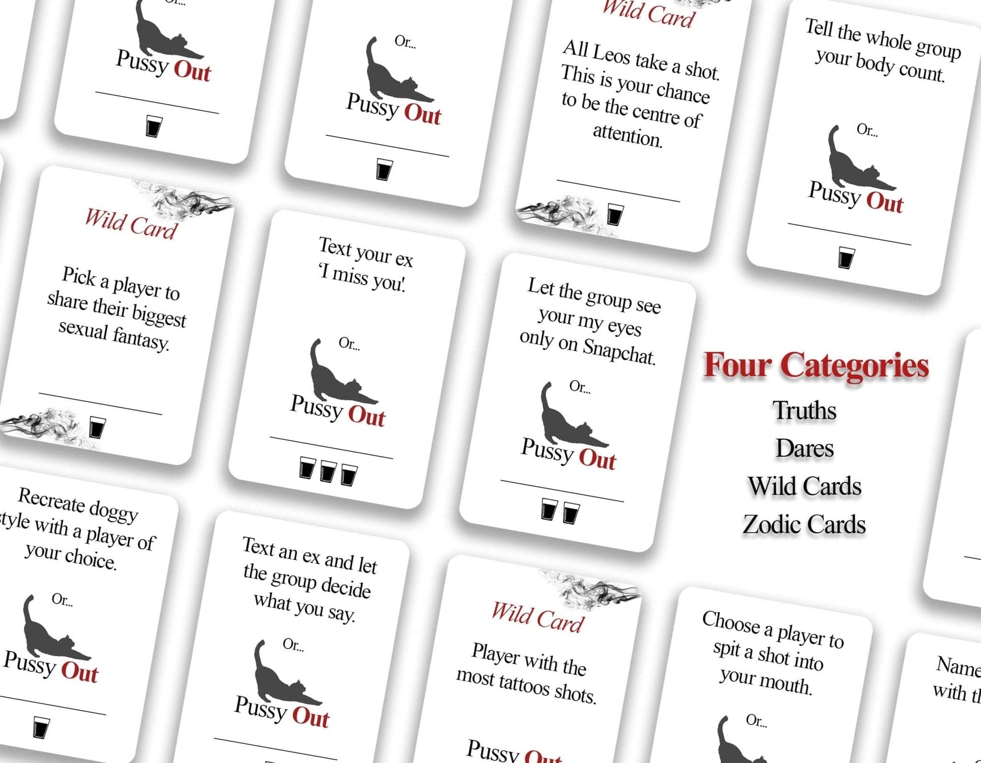 Pussy Out Card Set - PussyOut